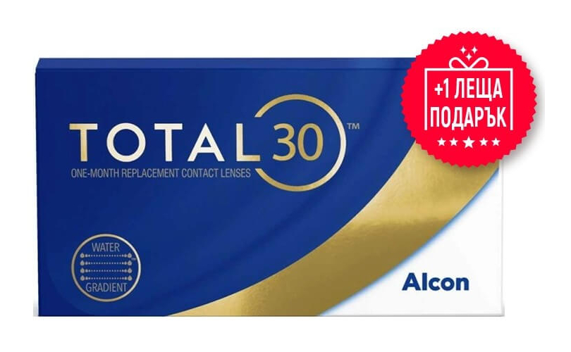 Едномесечни контактни лещи  TOTAL30 (6 лещи)