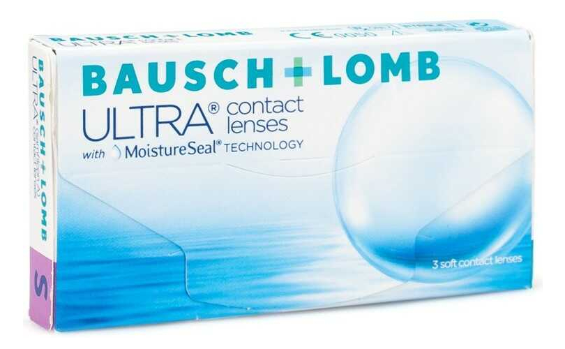 Едномесечни контактни лещи Bausch + Lomb ULTRA (3 лещи)