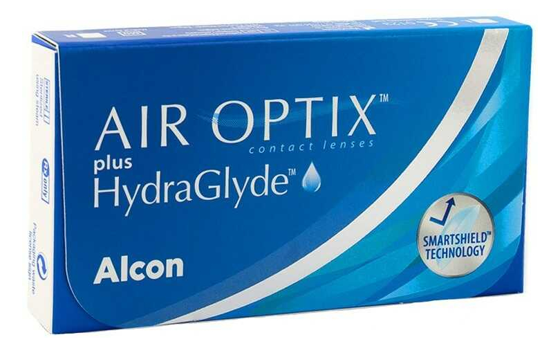 Едномесечни контактни лещи Air Optix plus HydraGlyde (6 лещи)