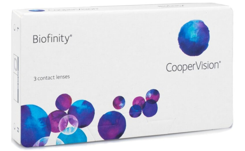Едномесечни контактни лещи  Biofinity (3 лещи)