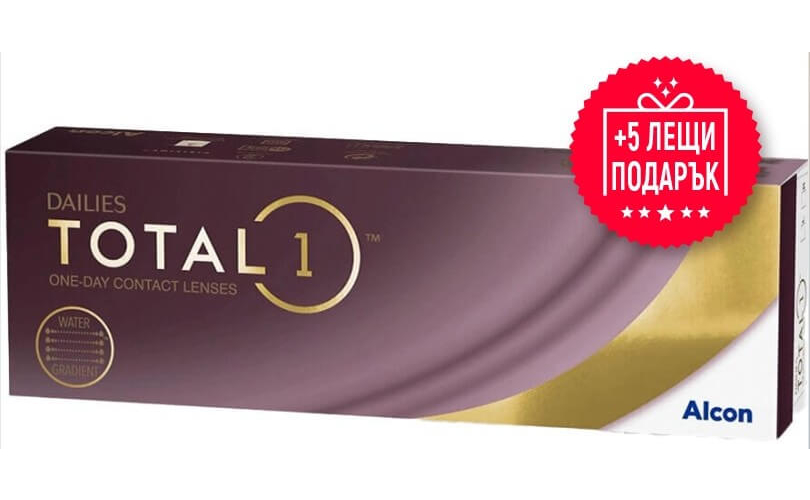 Eднодневни контактни лещи Dailies TOTAL1 (30 лещи) - 1