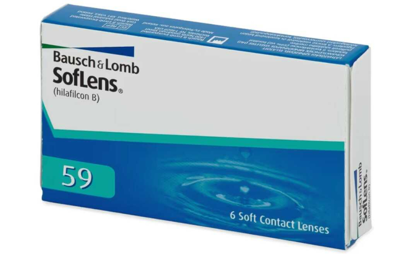 Едномесечни контактни лещи SofLens 59 (6 лещи)