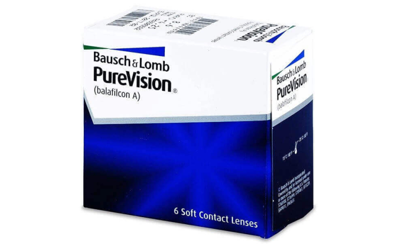 Едномесечни контактни лещи PureVision (1 леща) - 1