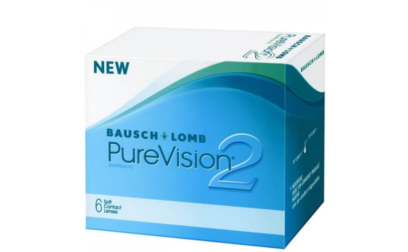 Едномесечни контактни лещи PureVision 2 HD (1 леща) - 1