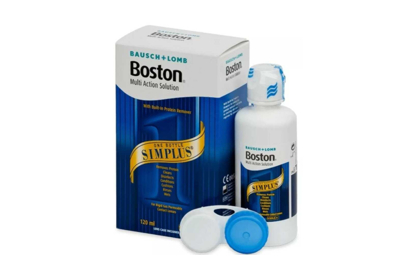 Разтвор за лещи BOSTON SIMPLUS MULTI-ACTION SOLUTION 120 ML + Контейнер - 1