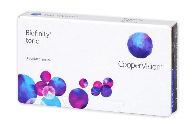 Едномесечни контактни лещи Biofinity Toric (3 лещи) - 1
